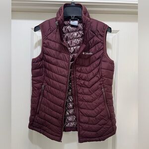 Columbia Women's Quilted Packable Vest - Burgundy